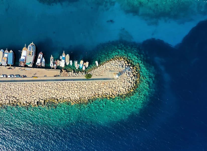 Kaş, a destination we drive to from Antalya Airport