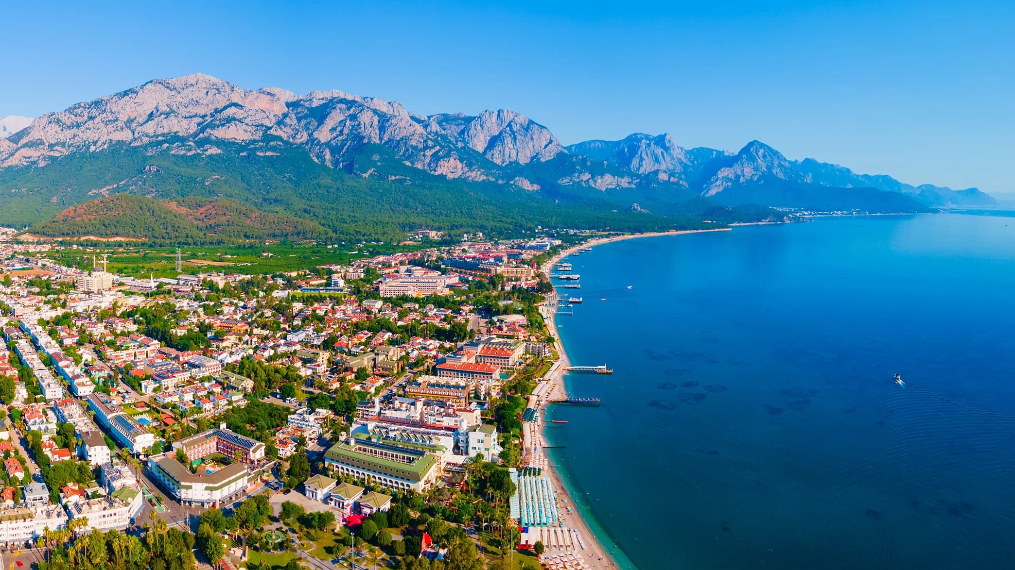 Kemer, a destination we drive to from Antalya Airport